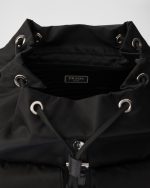 Prada Medium Re-Nylon backpack with pouch - Image 4